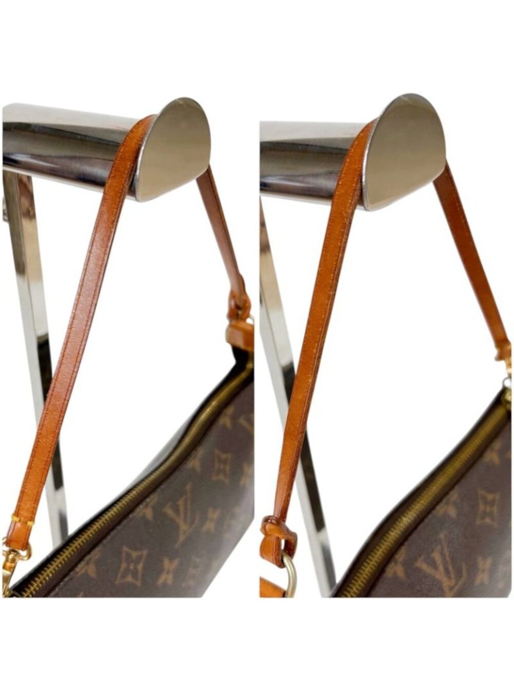 Louis Vuitton Accessoire Pochette Monogram Leather Accessory Pouch Mini Handbag - Picture 7 of 12